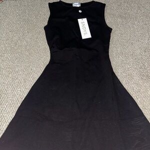 NWT sndys black mini dress